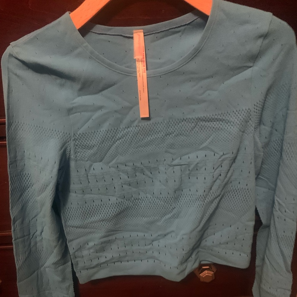 FP movement long sleeve detail top